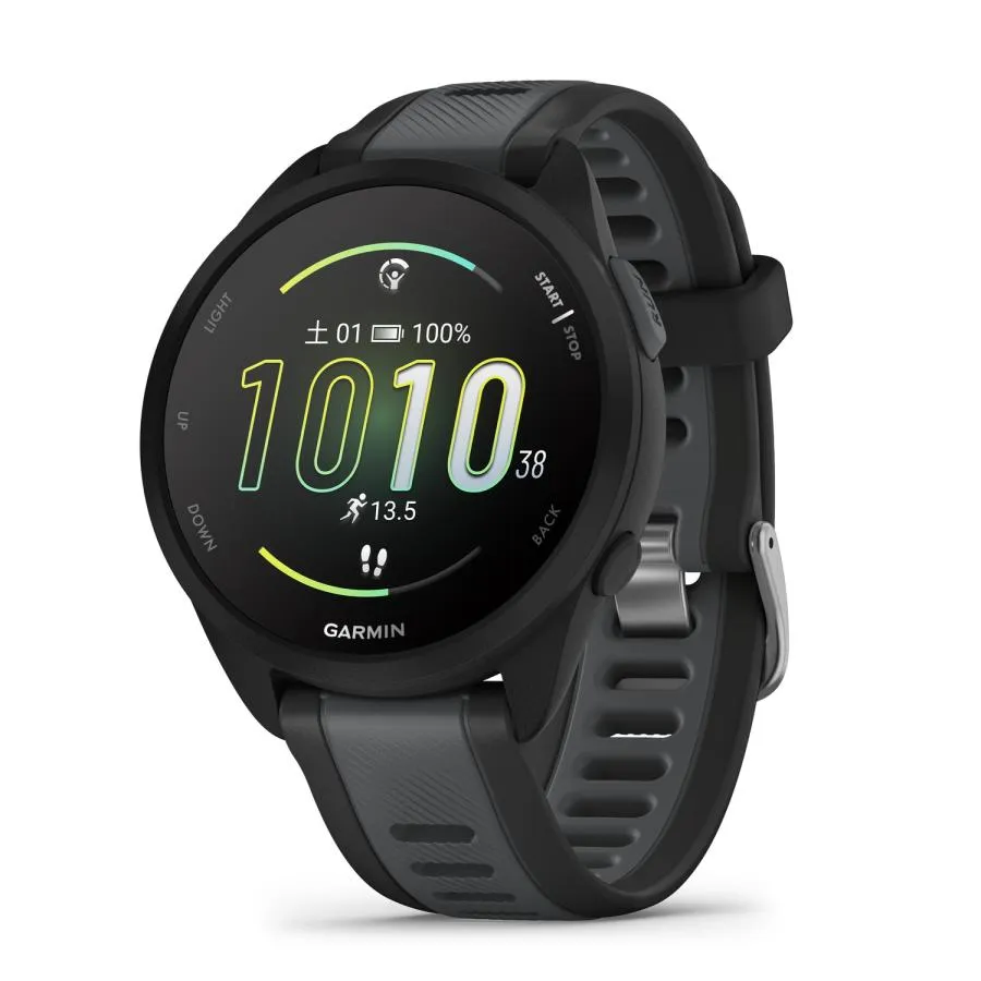 ガーミン(Garmin)  Forerunner 165 BlackGray ランニングGPSウォッチ Android/iOS対応 Suica機能搭載 AMOLEDディスプレイ【日本正規品】