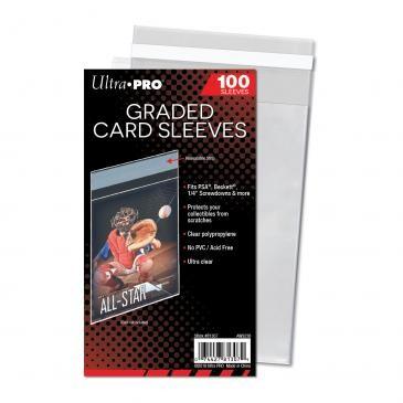 ウルトラプロ Ultra Pro グレーディングホルダー用バッグ シール付クリアパック 100枚入り  (#81307) / Graded Card Sleeves Resealable