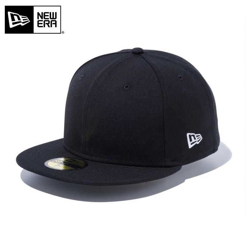 【メーカー取次】 NEW ERA ニューエラ Basic 59FIFTY ベーシック フラッグロゴ ブラックXホワイトロゴ 13562266 キャップ 無地 帽子【クーポン対象外】【T】