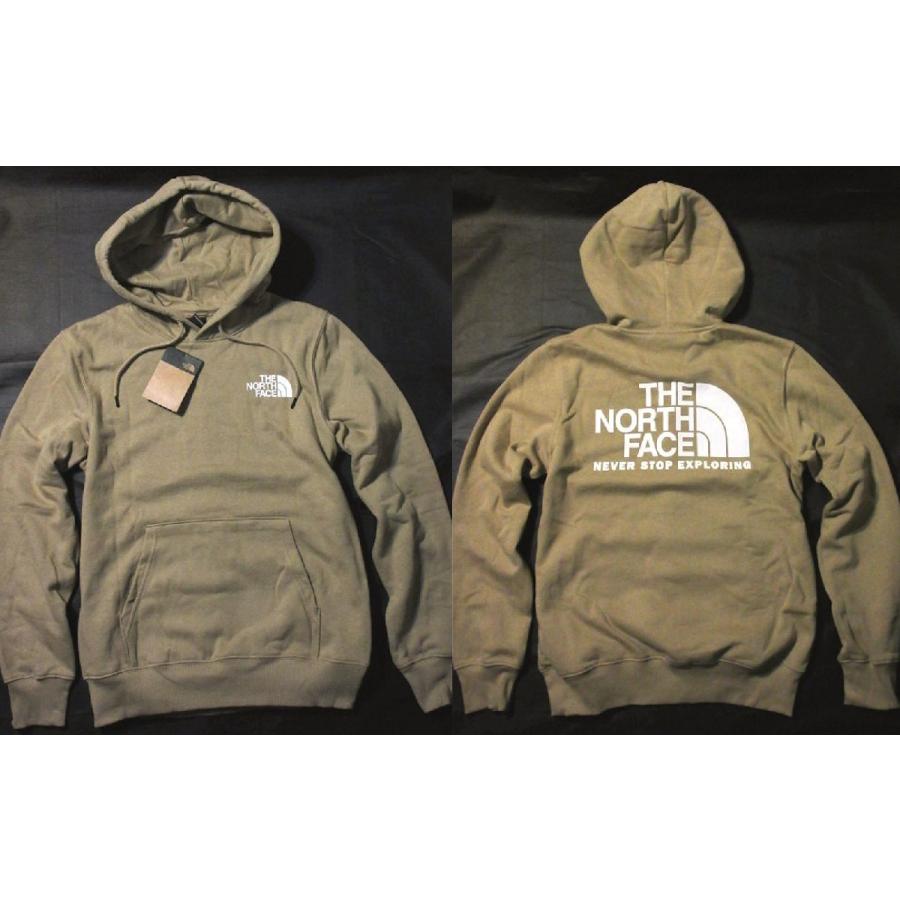 本物正規 ノースフェイス スウェット パーカー THROWBACK NSE■■KELP TAN■新品 アメリカ限定 PLX 裏起毛 The North Face