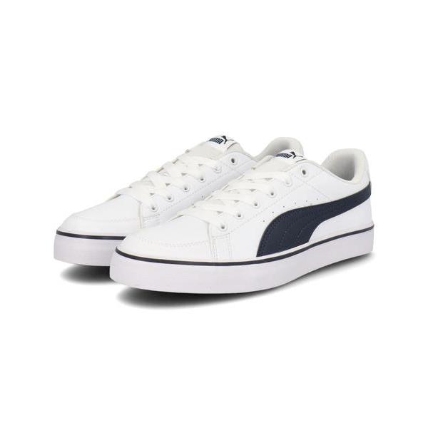 PUMA プーマ V COURT VULC レディーススニーカー Vコートバルク 389907 05 プーマホワイト パリジャンナイト レディース