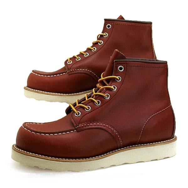 レッドウィング RED WING Classic Work/6″ Moc-Toe 8875 クラシックワーク 6インチ モックトゥ アイリッシュセッター Oro-Russet レディース/メンズ