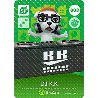 どうぶつの森 amiiboカード 第1弾 【003】 DJ K.K SP