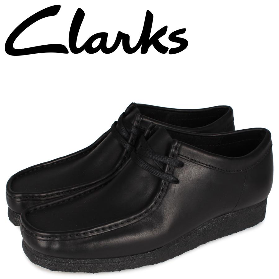 クラークス Clarks ワラビー ブーツ メンズ モカシン WALLABEE BOOT ブラック 黒 26155514