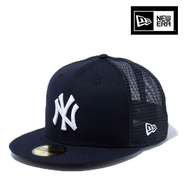 ニューエラ メッシュ キャップ 59FIFTY ネイビー 紺 new era