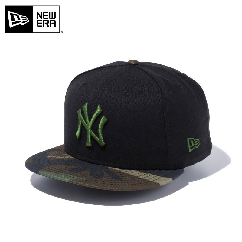 【メーカー取次】 NEW ERA ニューエラ 9FIFTY ニューヨーク・ヤンキース ブラックXウッドランドカモ ホリーリーフロゴ 13562090【クーポン対象外】【T】