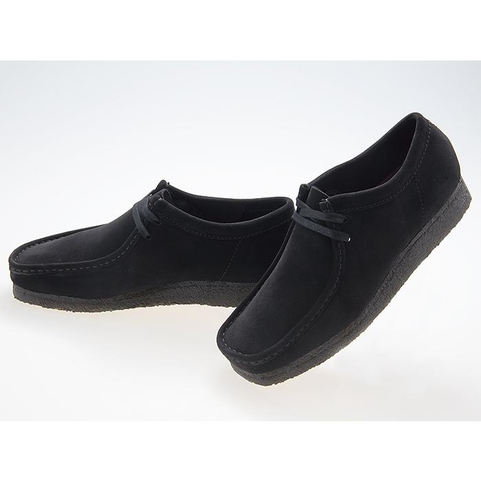 クラークス CLARKS ORIGINALS WALLABEE ワラビー BLACK SUEDE ブラック スエード #26155519