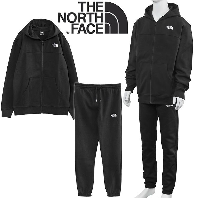 ノースフェイス セットアップ メンズ THE NORTH FACE パーカー スウェット パンツ ルーズフィット NF0A87FB/NF0A7ZJB ESSENTIAL-JK3 TNF BLACK