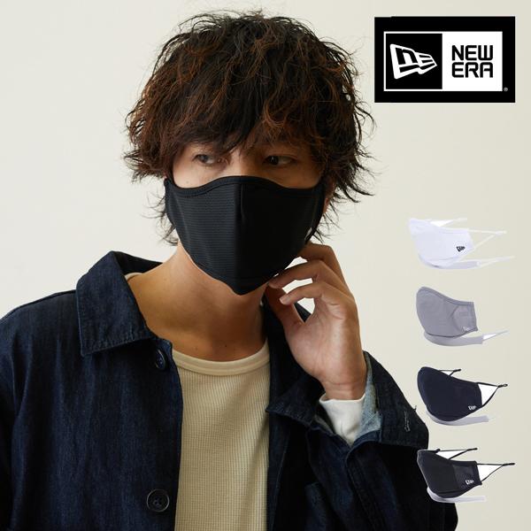 ニューエラ mask マスク 不織布 布マスク 黒 グレー 白 紺 フィルター付き NEW ERA FACE COVERING MASK