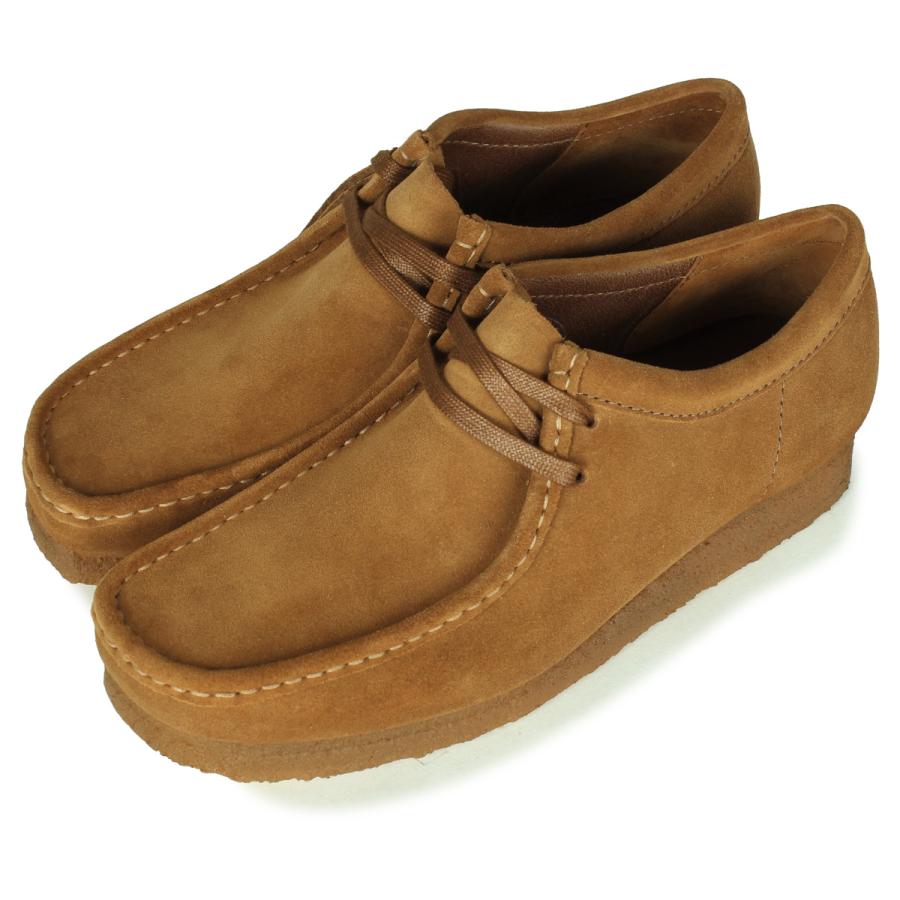 クラークス Clarks ワラビー ブーツ メンズ スエード WALLABEE BOOT ライト ブラウン 26155518