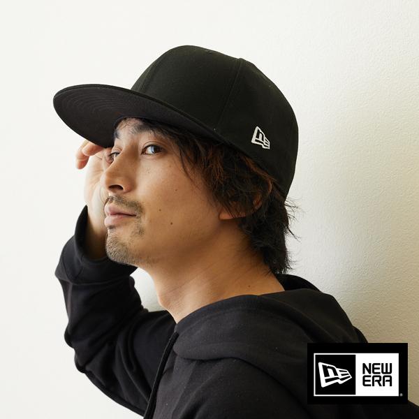 ニューエラ キャップ 59fifty 無地 黒 ブラック×ブラック ベーシック newera black ロゴなし