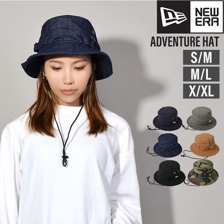 ニューエラ アドベンチャーハット メンズ newera ハット 帽子 アドベンチャーハット レディース 57cm 59cm 61cm S M L あご紐付き おしゃれ ブランド バケハ 鞄