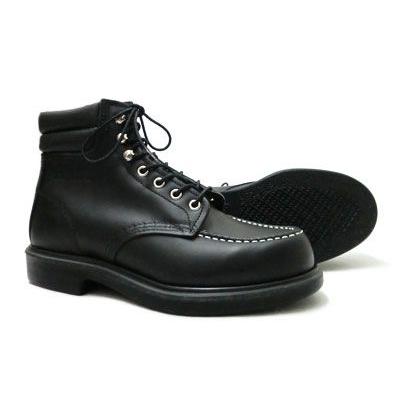 レッドウィング REDWING 8133 6インチ丈 スーパーソール モックトゥ ブラッククロムレザー 〔FL〕