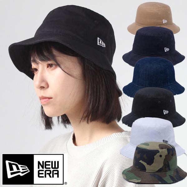 帽子 メンズ 秋 ニューエラ バケットハット レディース バケハ ブランド NEW ERA バケット01 コットン キャンプ 春 夏 春夏 大きめ 深め 白 ゴルフ 冬 秋冬