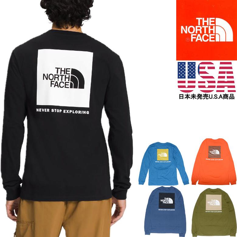 （  ノースフェイス ロンT ）  THE NORTH FACE L/S BOX NSE TEE （日本未発売USA企画）ロングスリーブ Tシャツ メンズ ザ・ノース・フェイス