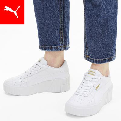 【公式】 PUMA プーマ ウィメンズ CALI ウェッジ スニーカー LOW BOOT レディース Puma White-Puma White